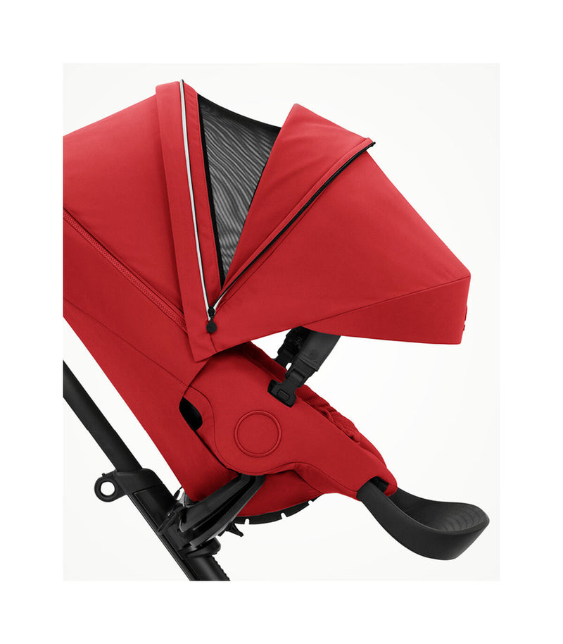 Stokke® Xplory® X + бебешки кош - цвят Ruby Red