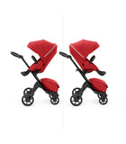Stokke® Xplory® X + бебешки кош - цвят Ruby Red