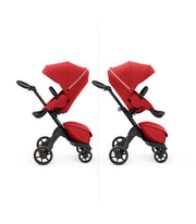 Stokke® Xplory® X + бебешки кош - цвят Ruby Red