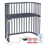 BabyBay® Boxspring Странично легло - цвят Grey