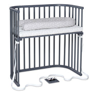 BabyBay® Boxspring Странично легло - цвят Grey