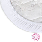 BabyBay® Maxi / Boxspring Чаршаф Deluxe - цвят OCS White
