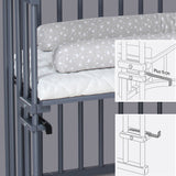 BabyBay® Maxi Странично легло - цвят Grey