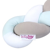 BabyBay® Бебешко гнездо змия - цвят White Beige Aqua