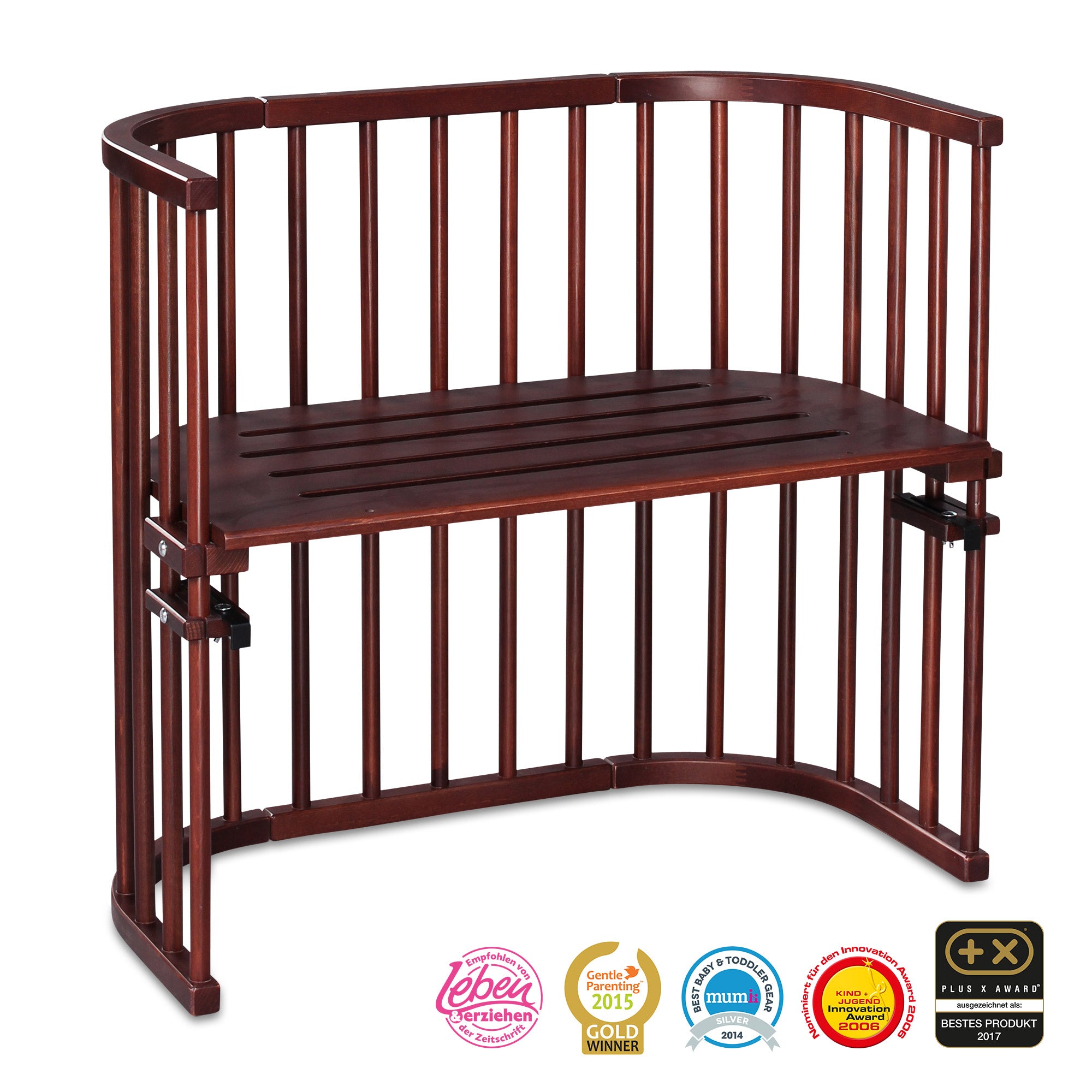 BabyBay® Original Странично легло - цвят Dark Brown