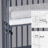 BabyBay® Original Странично легло - цвят Grey