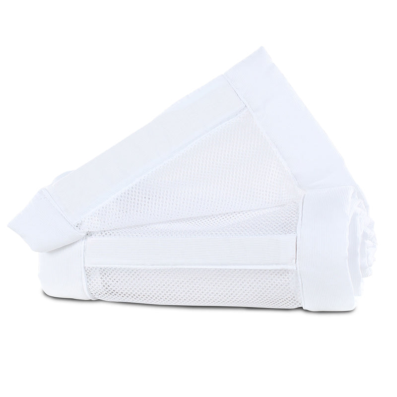 BabyBay® Maxi / Boxspring Бебешко гнездо - цвят Mesh-Piqué White