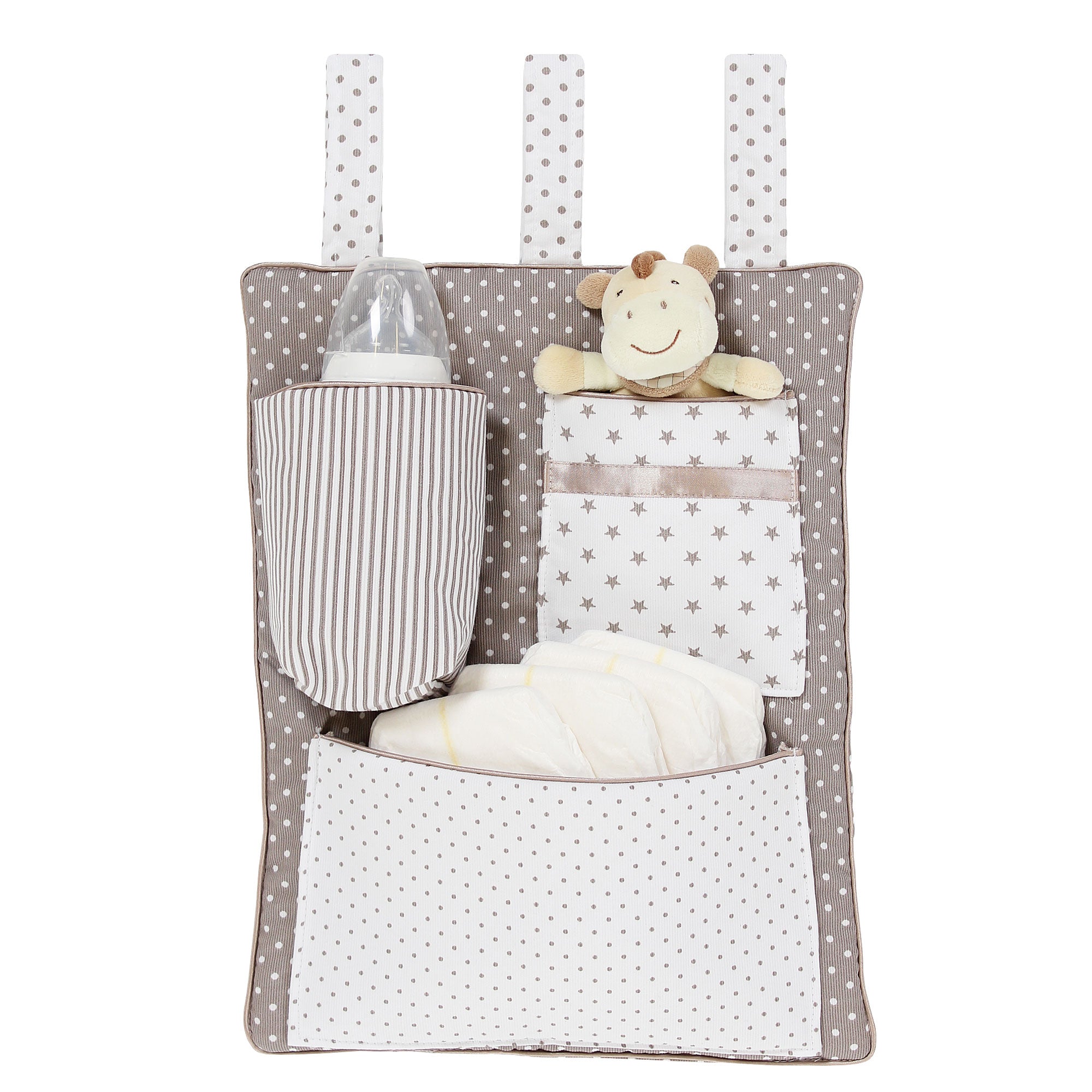 BabyBay® Органайзер за легло - цвят Taupe