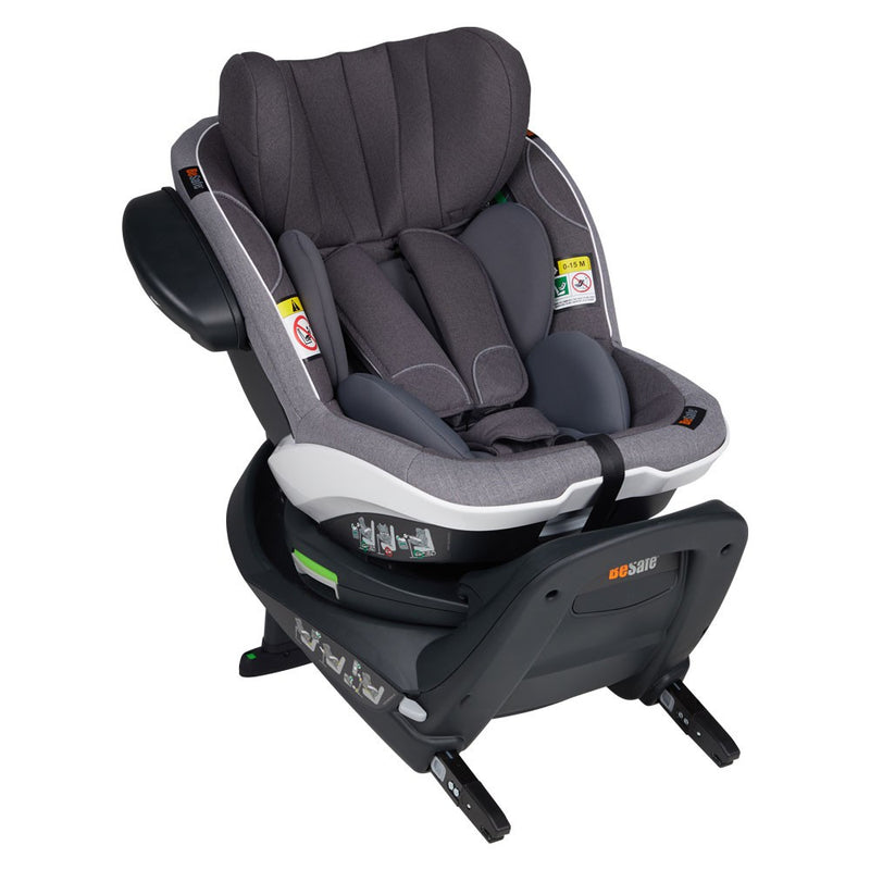 BeSafe® Столче за кола iZi Turn i-Size - цвят Metalic Melange
