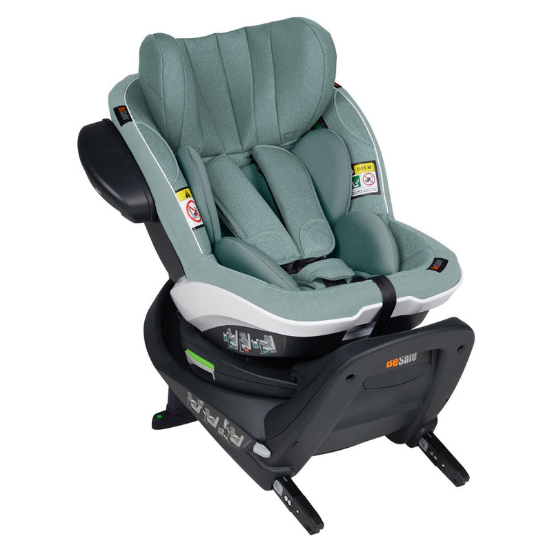 BeSafe® Столче за кола iZi Turn i-Size - цвят Sea Green Melange