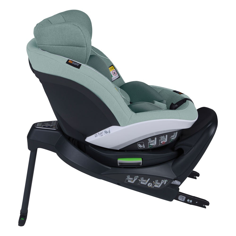 BeSafe® Столче за кола iZi Turn i-Size - цвят Sea Green Melange
