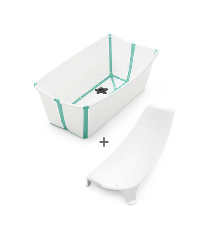 Stokke® Flexi bath Сгъваема ваничка с подложка - цвят White Aqua