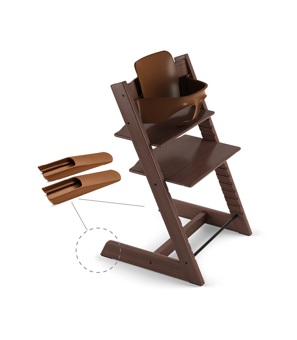 Stokke® Tripp Trapp® Приставка за 6+ месеца Warm Brown