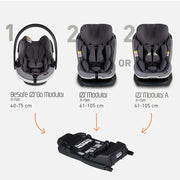 BeSafe® Столче за кола iZi Modular A X1 i-Size - цвят Peak Mesh