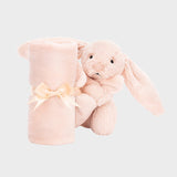 Jellycat® Зайче с кърпа за гушкане - цвят Blush